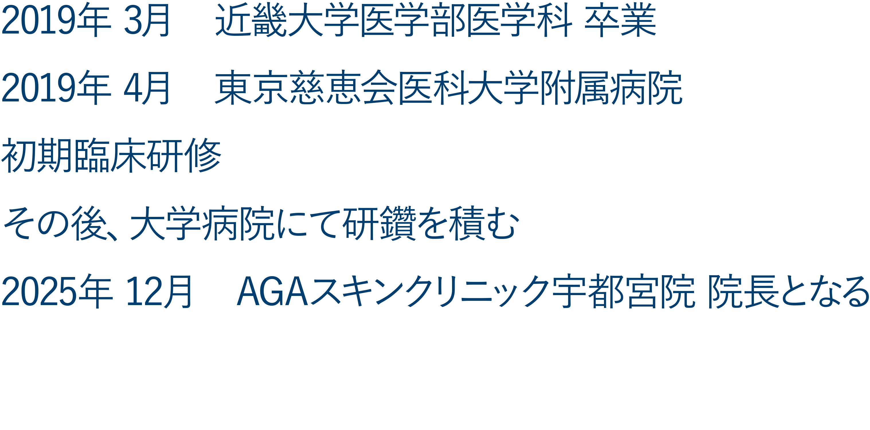 宇都宮院院長の経歴
